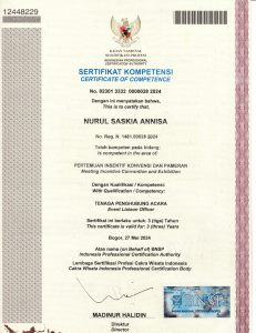 Sertifikat Kompetensi Nurul
